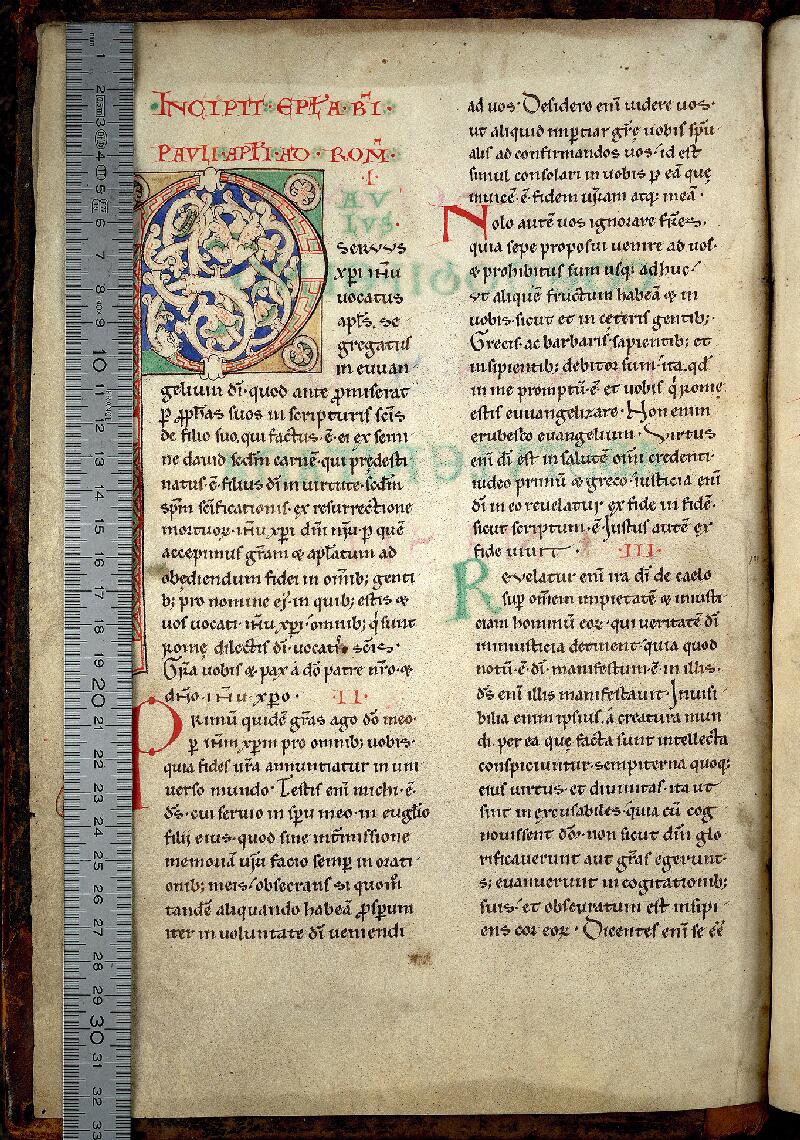 Valenciennes, Bibl. mun., ms. 0089, f. 001v - vue 1