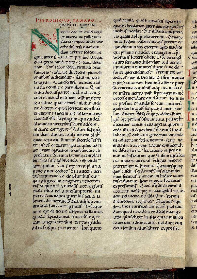 Valenciennes, Bibl. mun., ms. 0093, f. 001v - vue 2