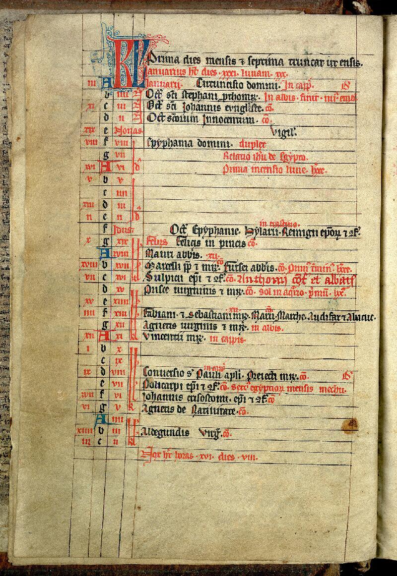 Valenciennes, Bibl. mun., ms. 0103, f. 003v - vue 2
