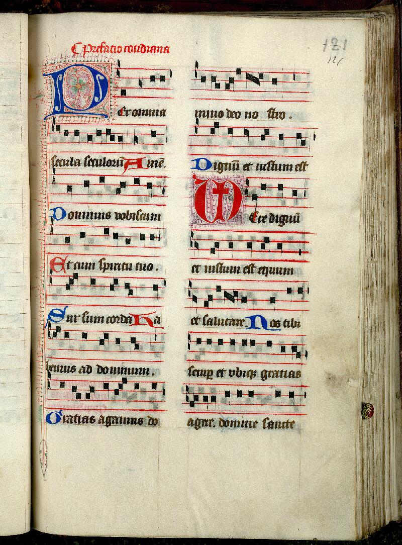 Valenciennes, Bibl. mun., ms. 0122, f. 121 - vue 1