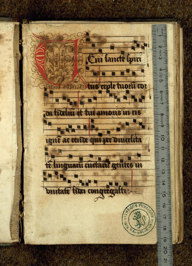 Valenciennes, Bibl. mun., ms. 0134, f. 001 - vue 1