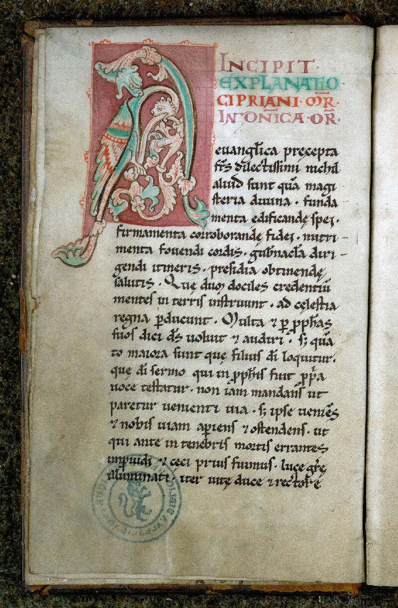 Valenciennes, Bibl. mun., ms. 0146, f. 001v - vue 2
