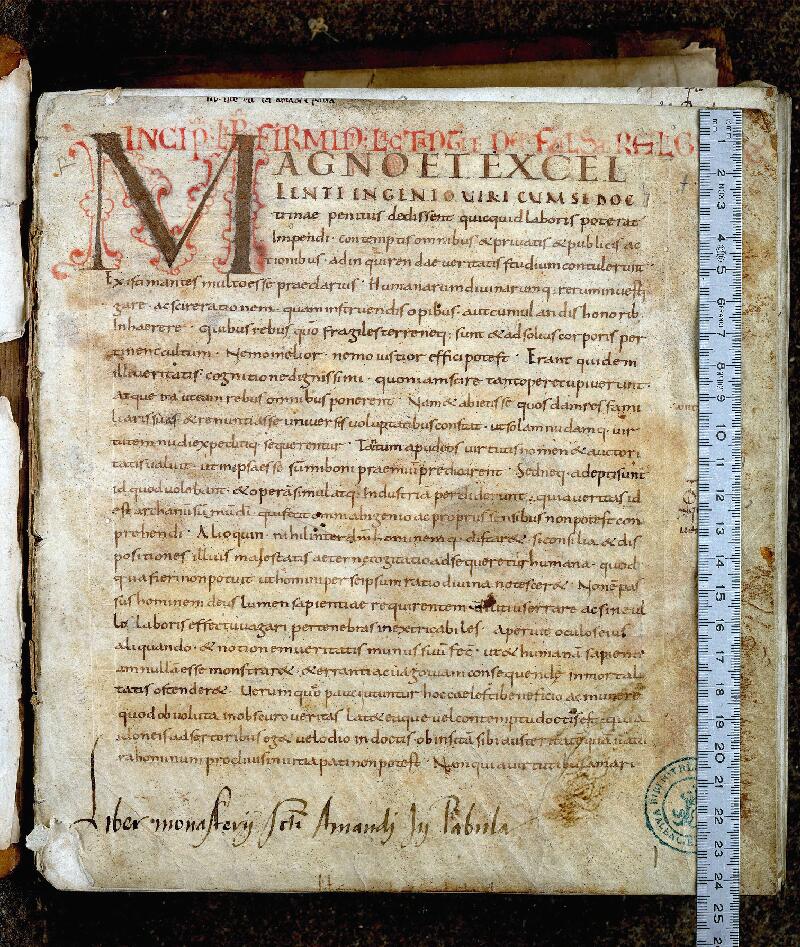 Valenciennes, Bibl. mun., ms. 0147, f. 001 - vue 1