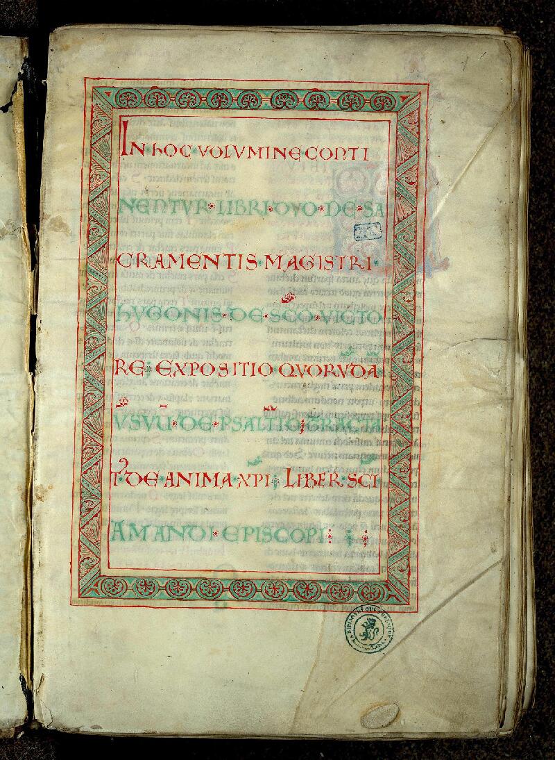Valenciennes, Bibl. mun., ms. 0206, f. 001