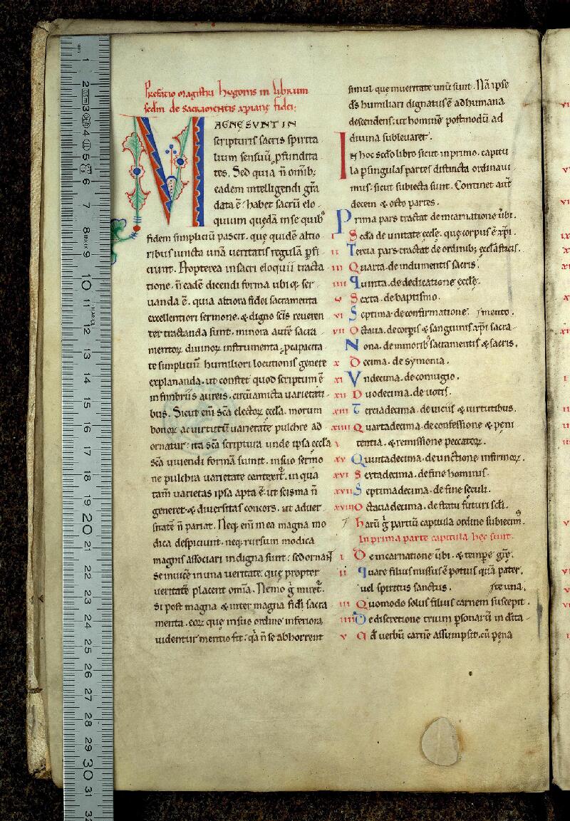 Valenciennes, Bibl. mun., ms. 0208, f. 002v - vue 1