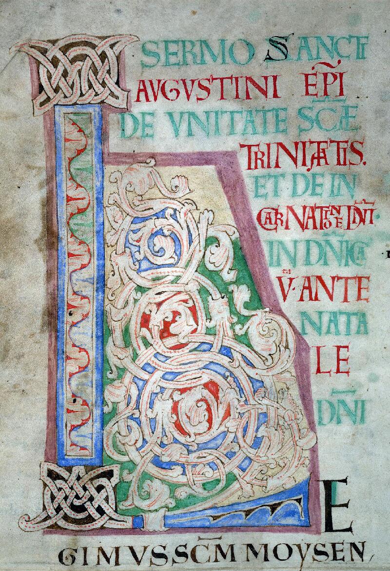 Valenciennes, Bibl. mun., ms. 0219, f. 001v - vue 3