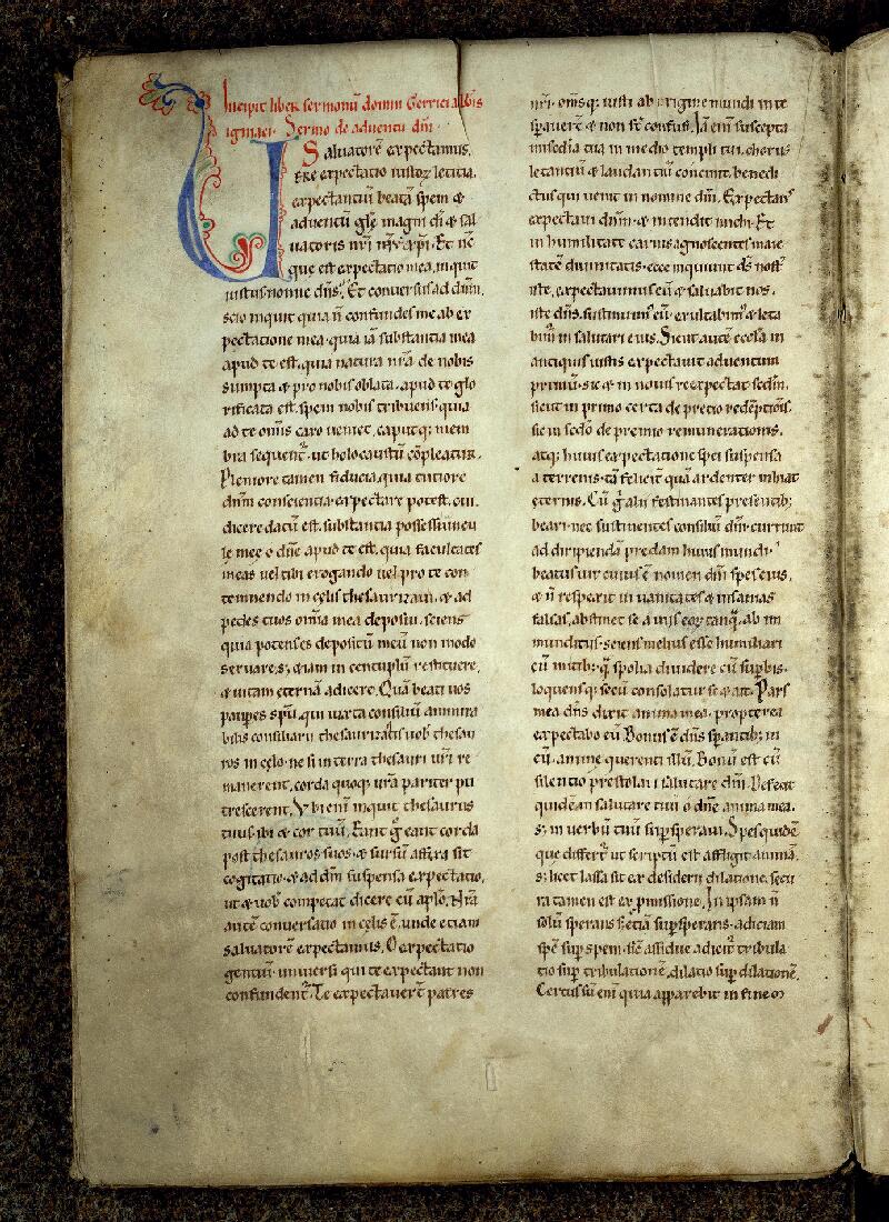 Valenciennes, Bibl. mun., ms. 0225, f. 001v - vue 2