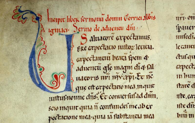 Valenciennes, Bibl. mun., ms. 0225, f. 001v - vue 3