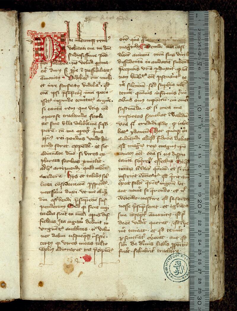 Valenciennes, Bibl. mun., ms. 0232, f. 002 - vue 1