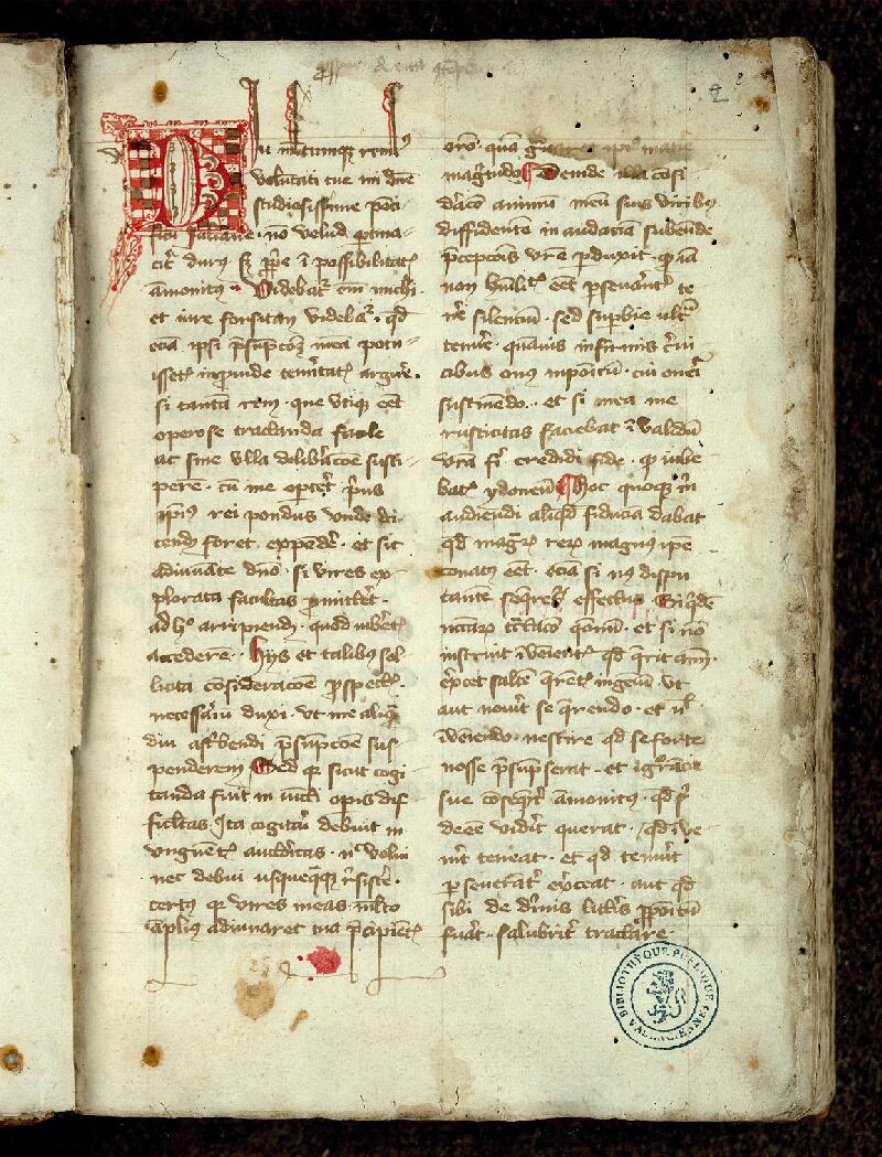 Valenciennes, Bibl. mun., ms. 0232, f. 002 - vue 2