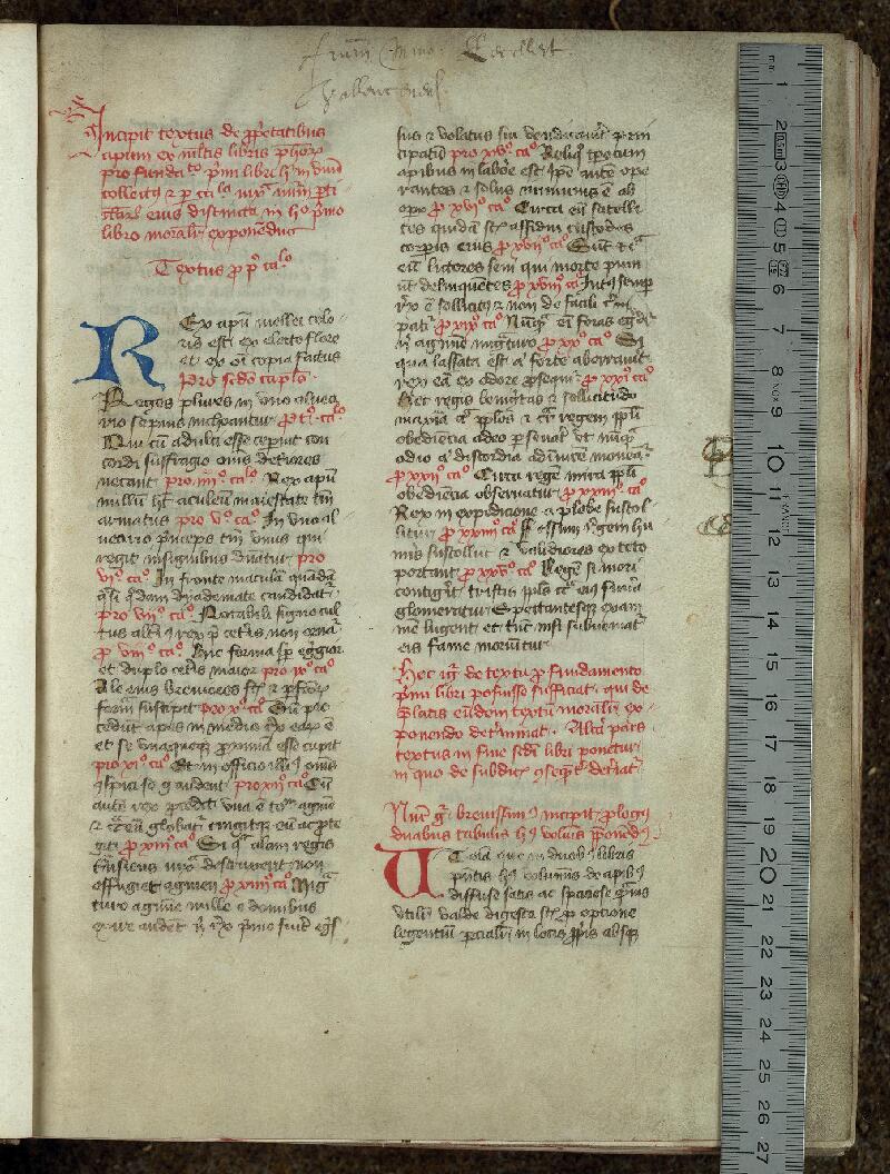 Valenciennes, Bibl. mun., ms. 0234, f. 003 - vue 1