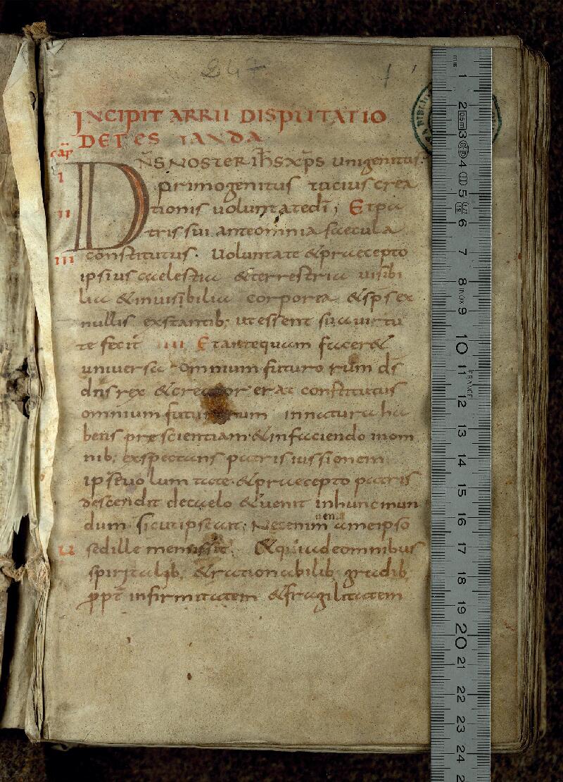Valenciennes, Bibl. mun., ms. 0247, f. 001 - vue 1