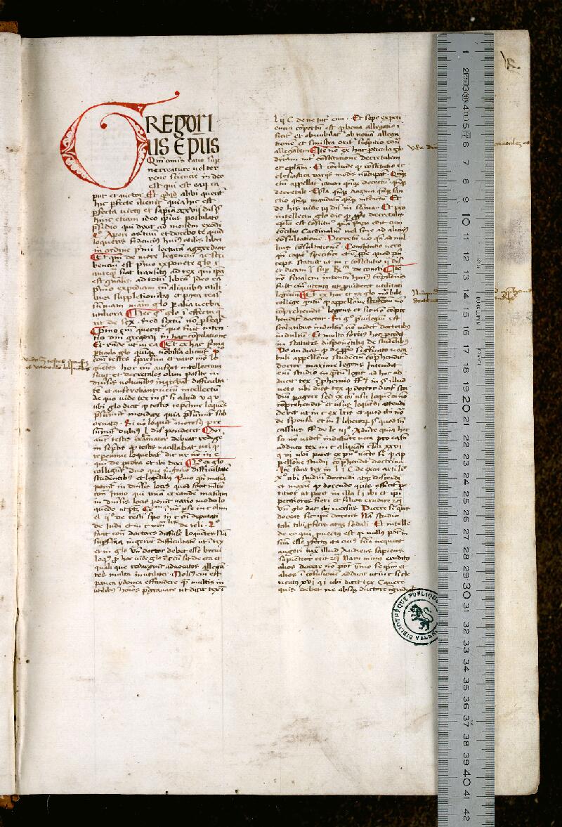 Valenciennes, Bibl. mun., ms. 0267, f. 002 - vue 1