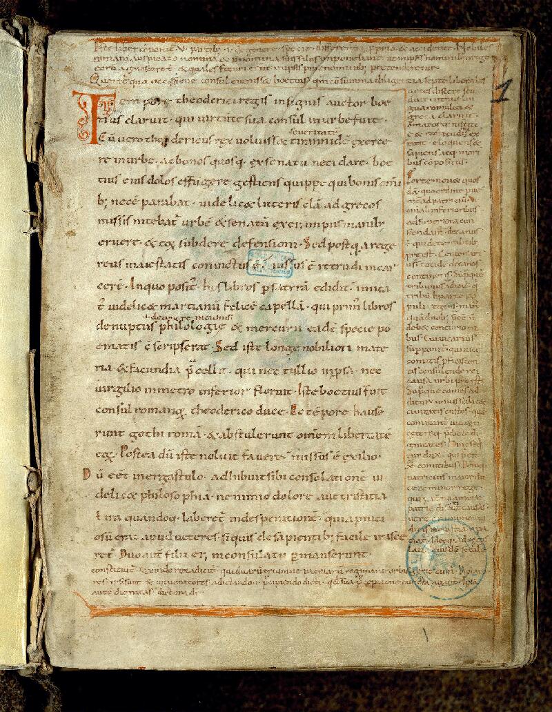 Valenciennes, Bibl. mun., ms. 0298, f. 001 - vue 2