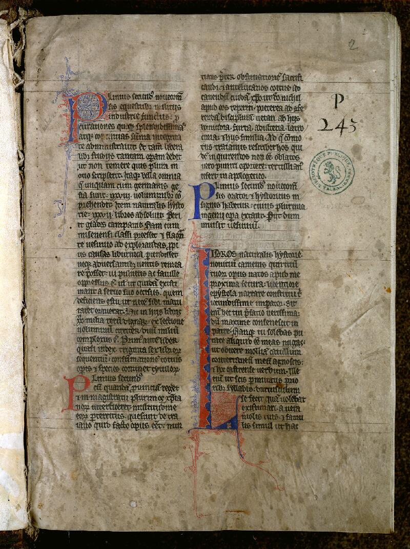 Valenciennes, Bibl. mun., ms. 0319, f. 002 - vue 2