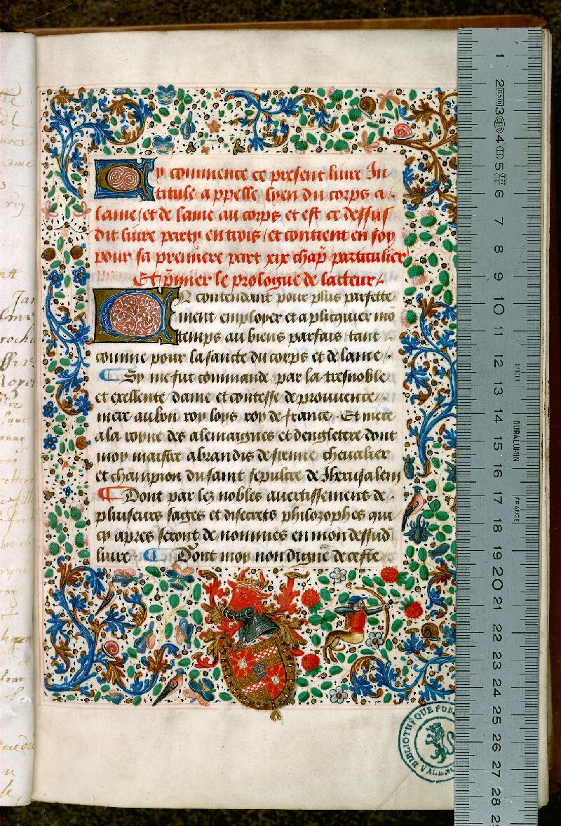 Valenciennes, Bibl. mun., ms. 0329, f. 003 - vue 1
