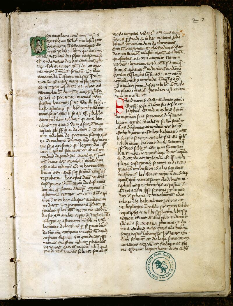 Valenciennes, Bibl. mun., ms. 0344, f. 002 - vue 2