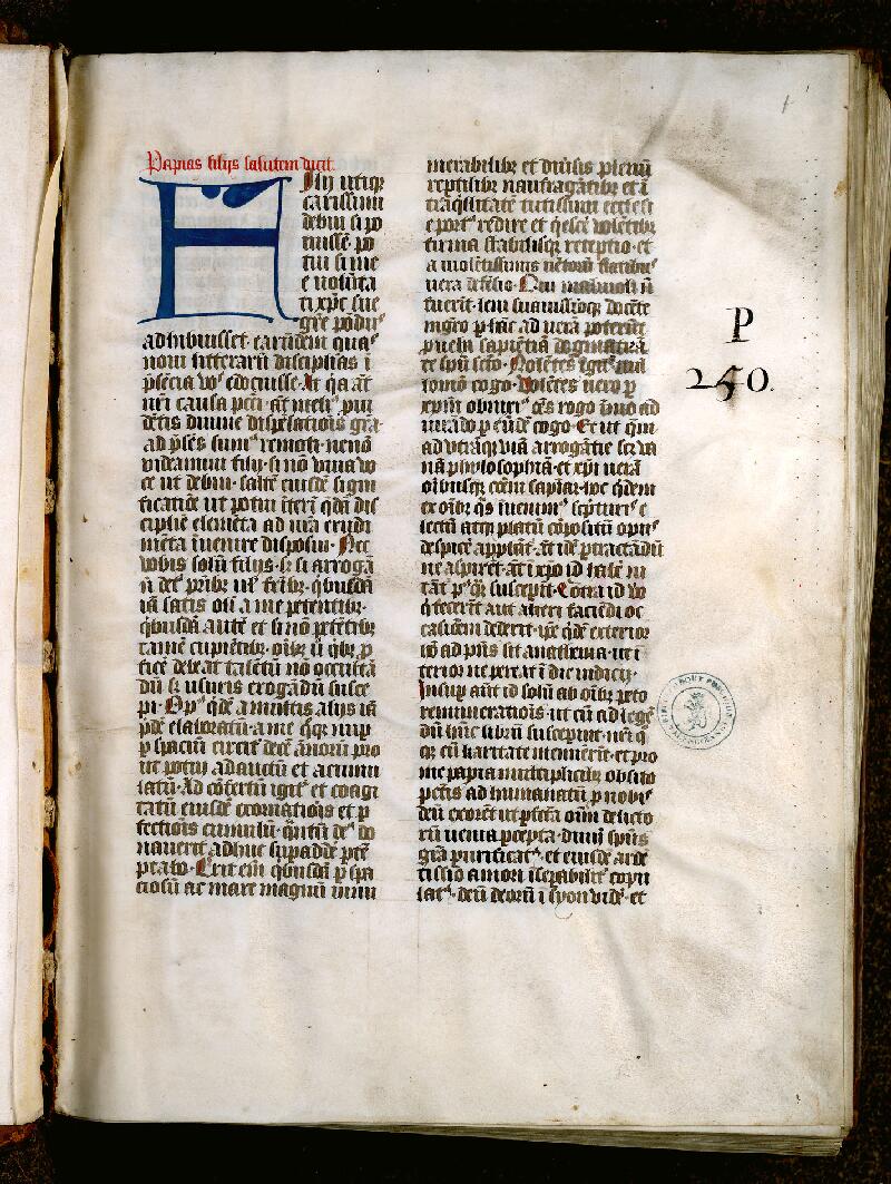 Valenciennes, Bibl. mun., ms. 0396, f. 001 - vue 2