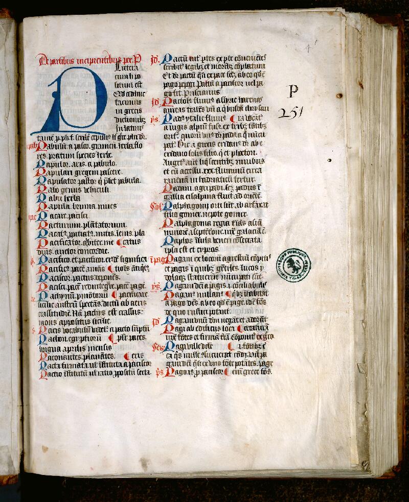 Valenciennes, Bibl. mun., ms. 0397, f. 001 - vue 2