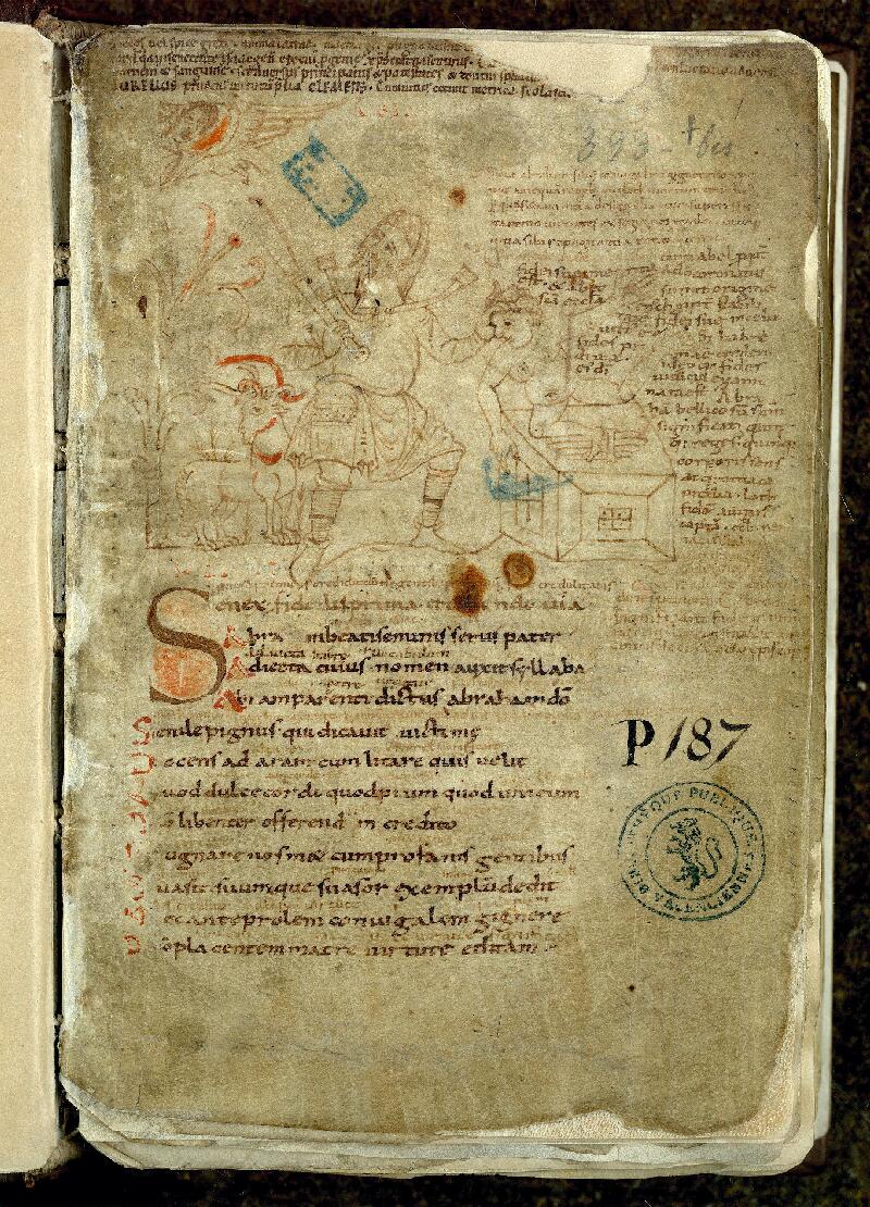 Valenciennes, Bibl. mun., ms. 0412, f. 001 - vue 2