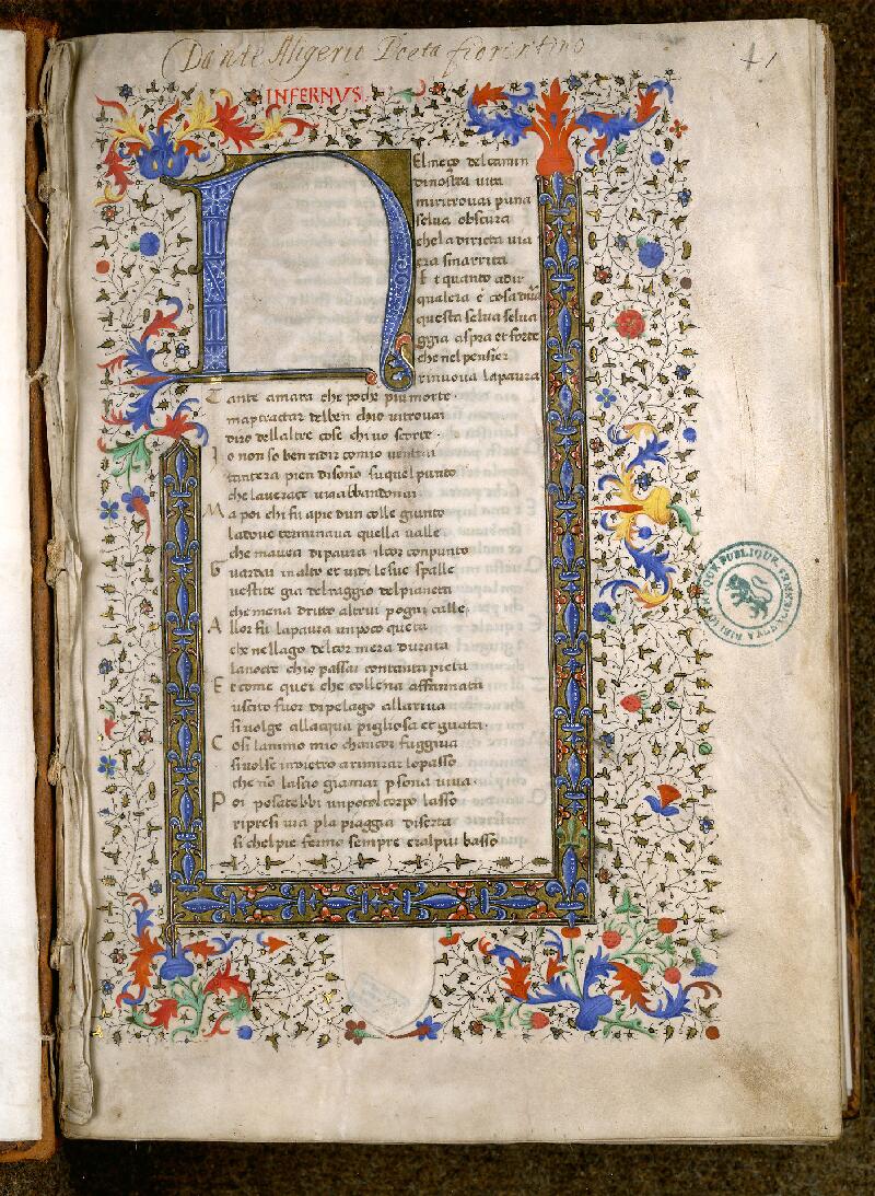 Valenciennes, Bibl. mun., ms. 0416, f. 001 - vue 2