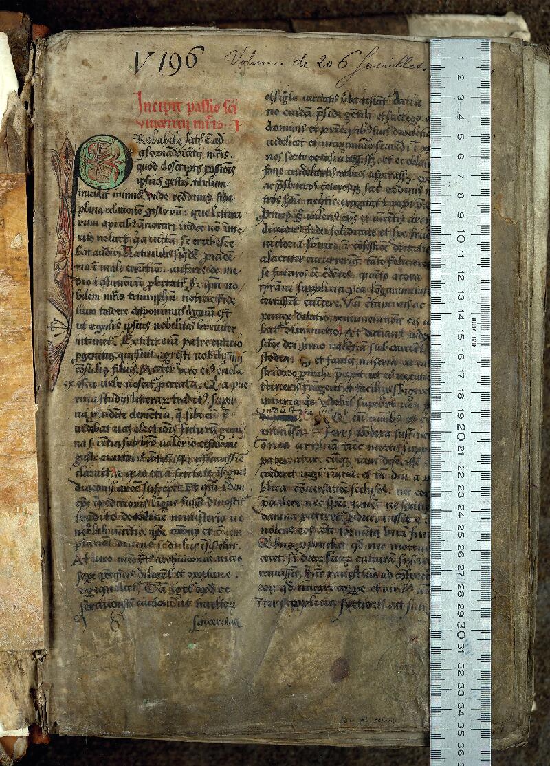 Valenciennes, Bibl. mun., ms. 0513, f. 001 - vue 1