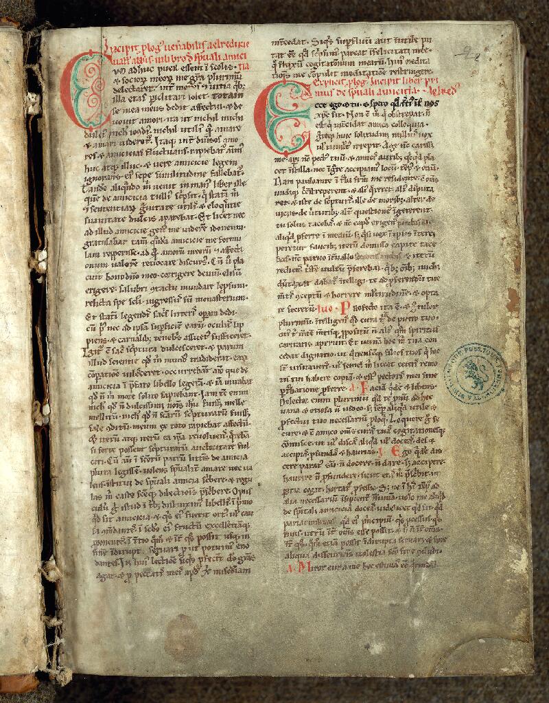 Valenciennes, Bibl. mun., ms. 0516, f. 002 - vue 2