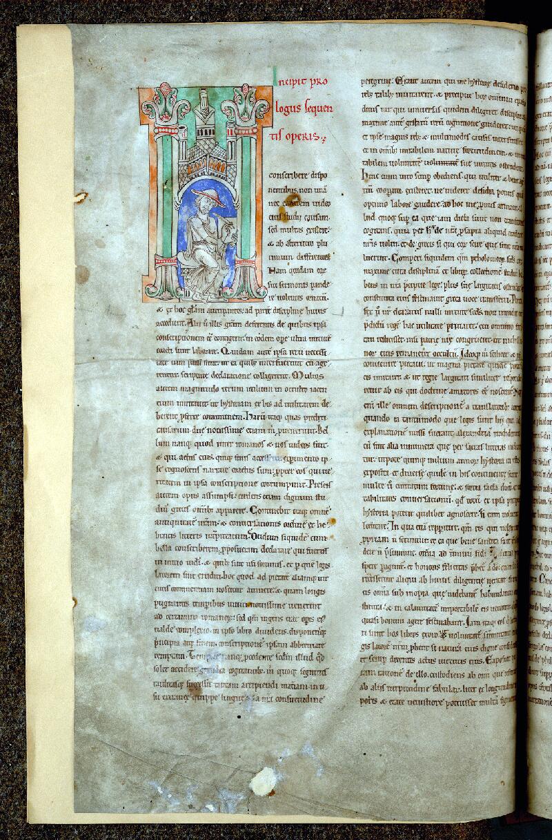 Valenciennes, Bibl. mun., ms. 0547, f. 001v - vue 2