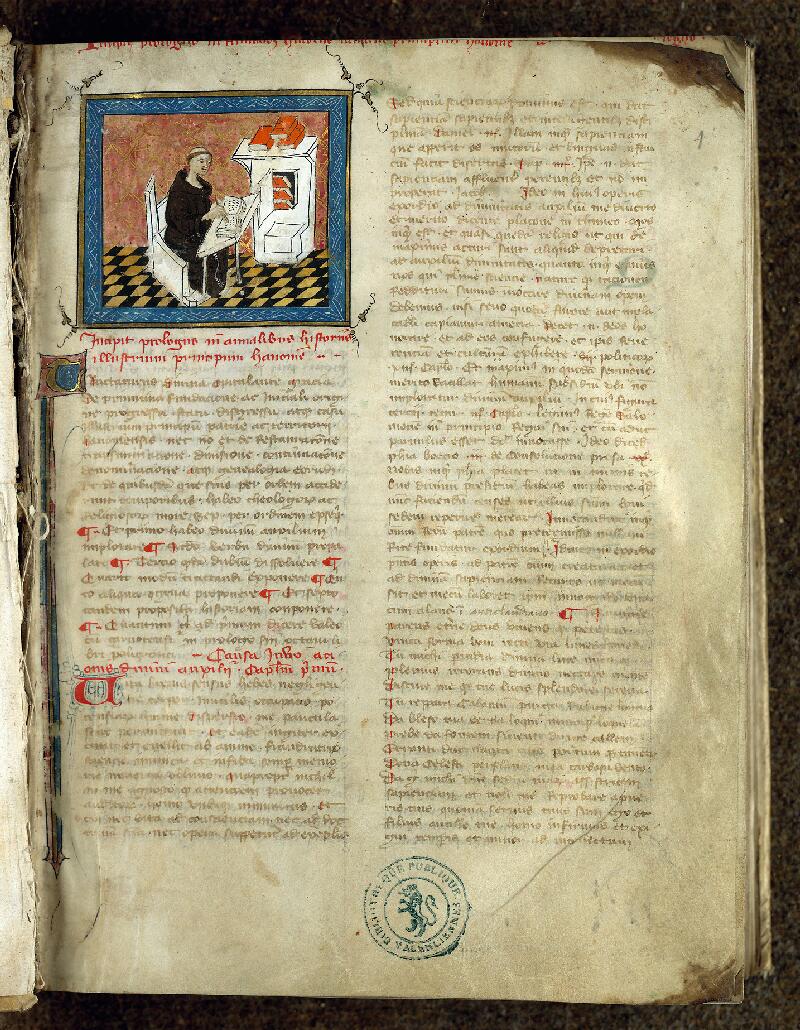 Valenciennes, Bibl. mun., ms. 0768, f. 001 - vue 2