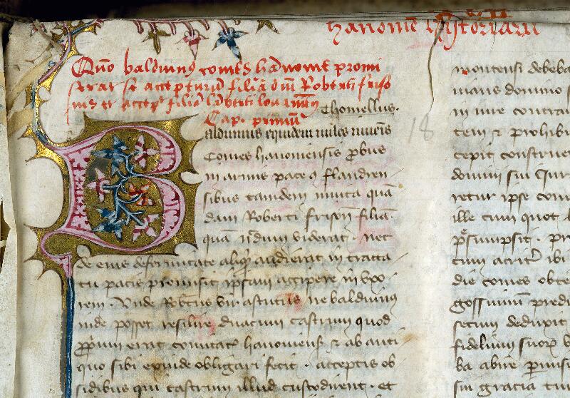 Valenciennes, Bibl. mun., ms. 0770, f. 018 - vue 3