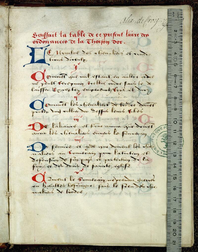 Valenciennes, Bibl. mun., ms. 0802, f. 002 - vue 1