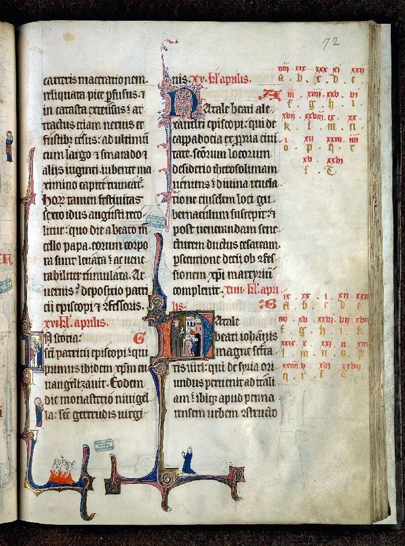 Valenciennes, Bibl. mun., ms. 0838, f. 072 - vue 1
