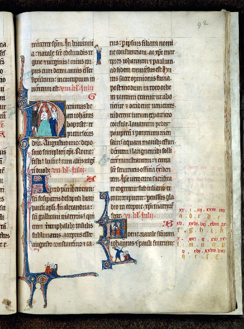Valenciennes, Bibl. mun., ms. 0838, f. 092 - vue 1