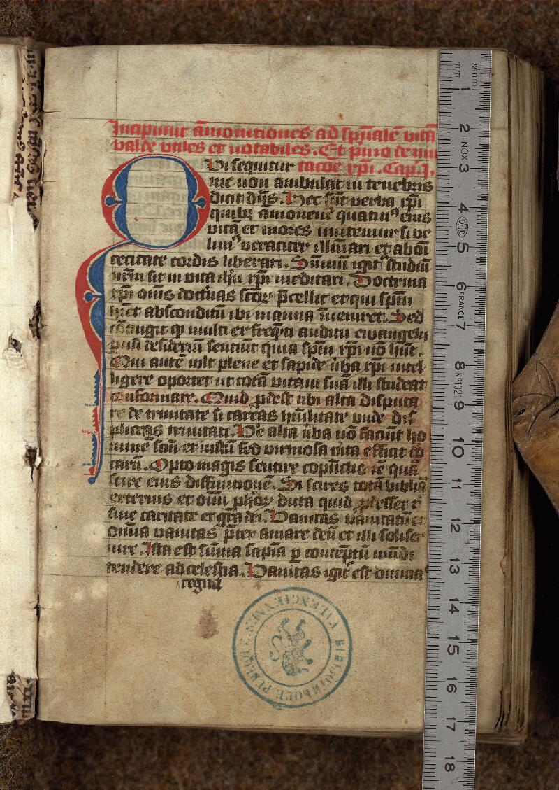 Valenciennes, Bibl. mun., ms. 1047, f. 001 - vue 1