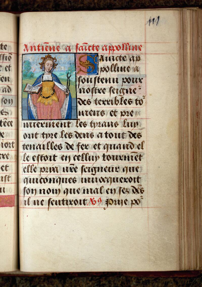 Valenciennes, Bibl. mun., ms. 1206, f. 111