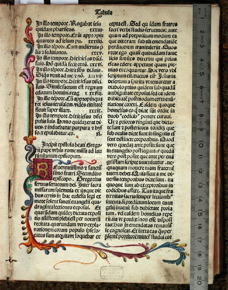 Valenciennes, Bibl. mun., inc. 115, f. 000B - vue 1