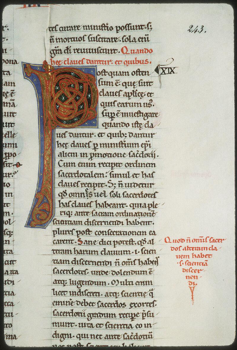 Vendôme, Bibl. mun., ms. 0061, f. 243