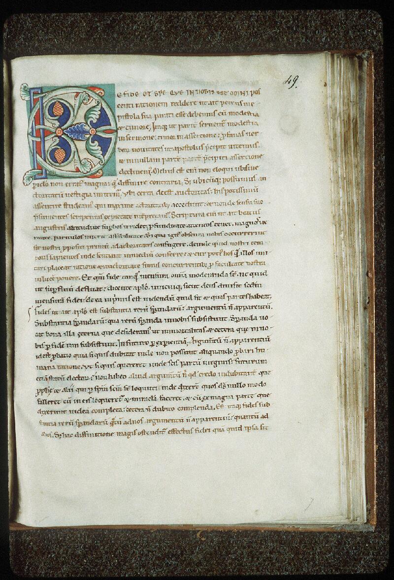 Vendôme, Bibl. mun., ms. 0058, f. 049 - vue 1