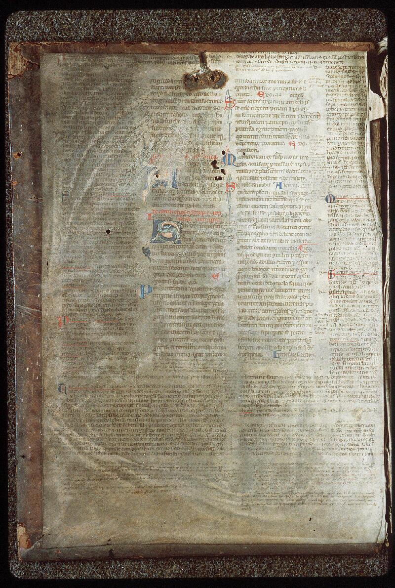 Vendôme, Bibl. mun., ms. 0061, contre-plat inf.