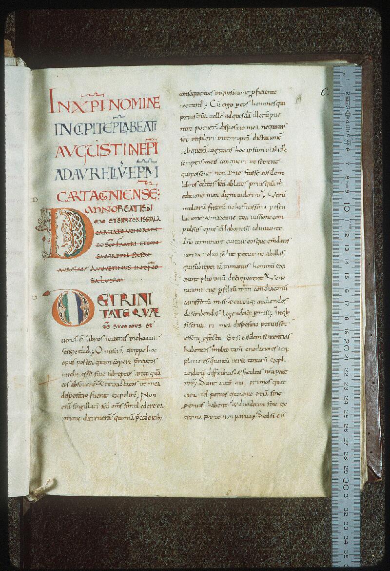 Vendôme, Bibl. mun., ms. 0037, f. 006 - vue 1