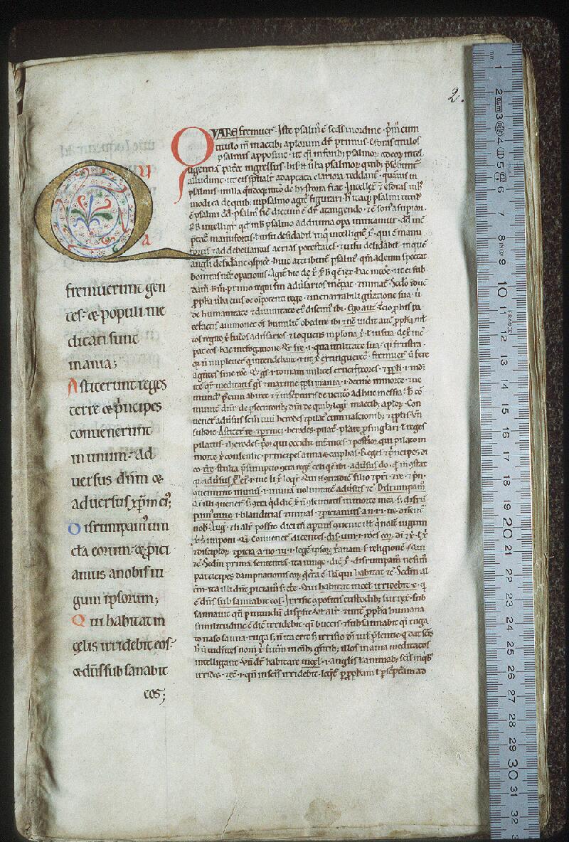 Vendôme, Bibl. mun., ms. 0020, f. 002 - vue 1
