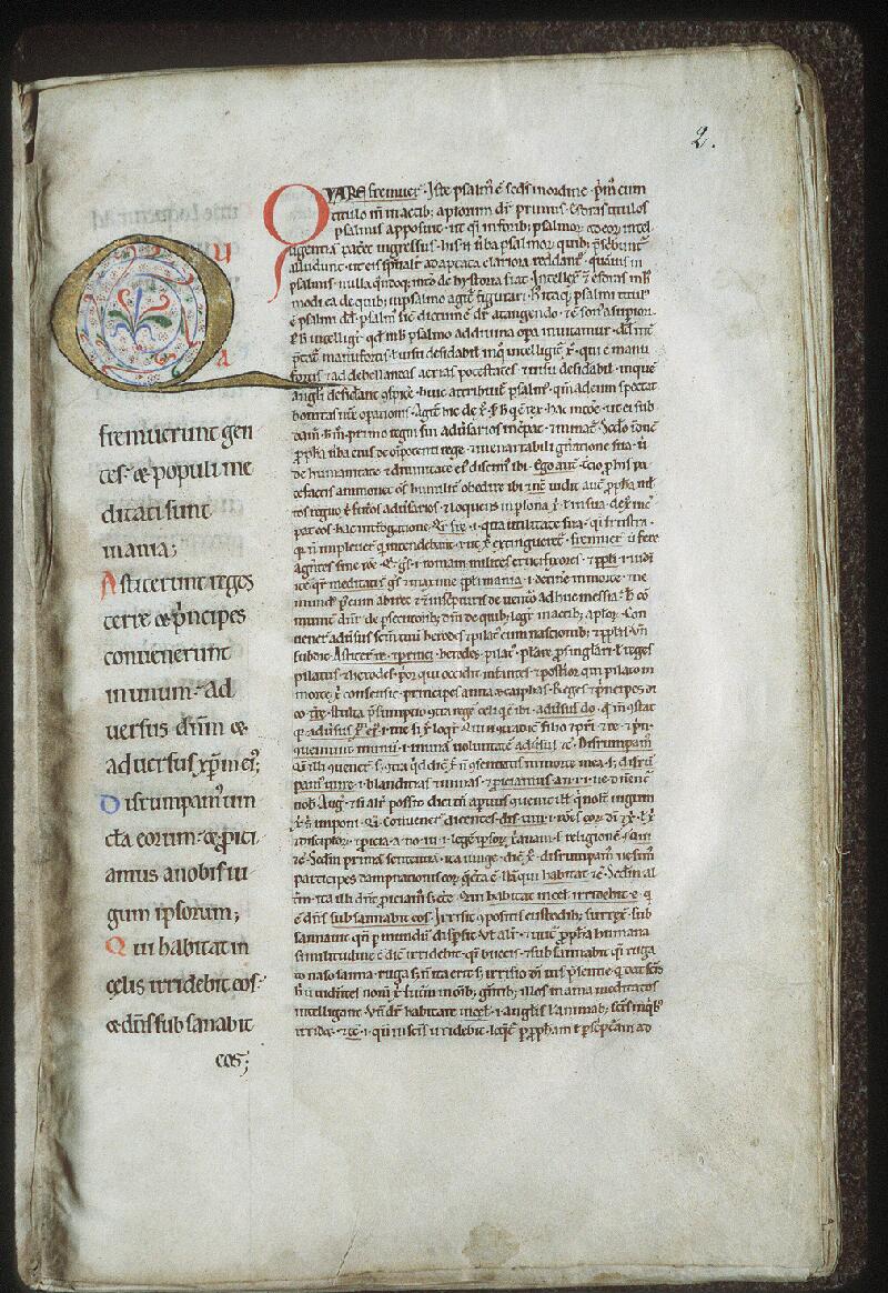 Vendôme, Bibl. mun., ms. 0020, f. 002 - vue 2