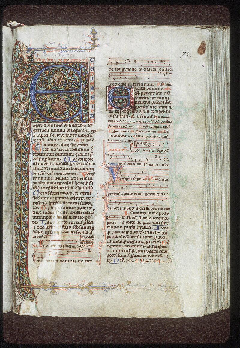 Vendôme, Bibl. mun., ms. 0017 E, f. 073 - vue 1