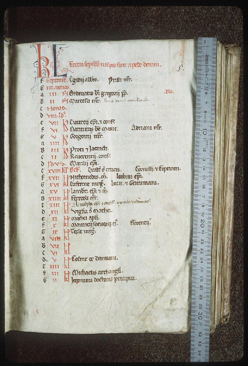 Vendôme, Bibl. mun., ms. 0017 B, f. 005 - vue 1