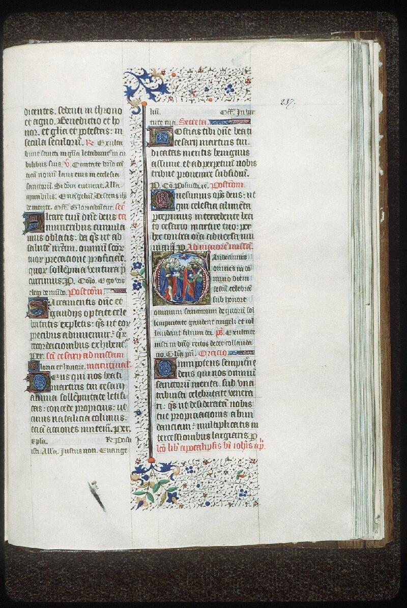 Vendôme, Bibl. mun., ms. 0016, f. 237 - vue 1