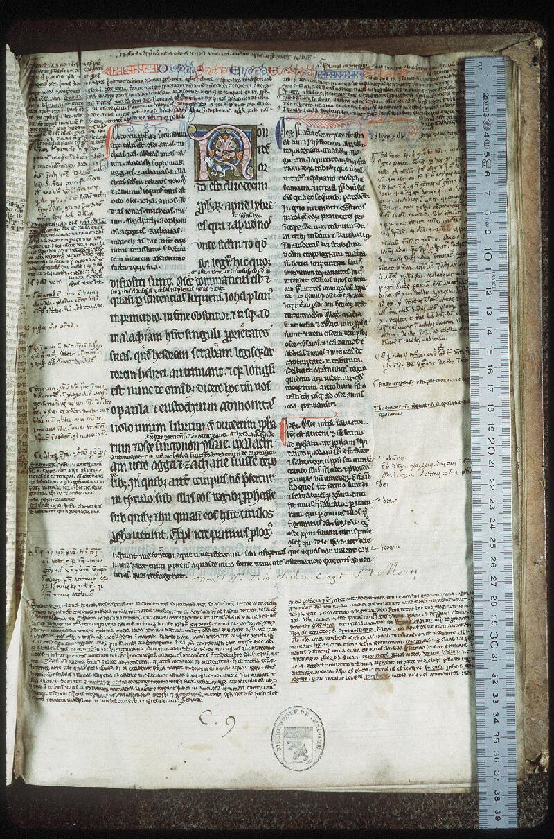 Vendôme, Bibl. mun., ms. 0009, f. 001 - vue 1