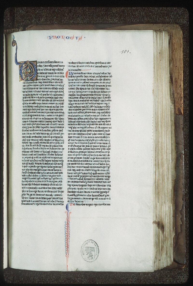 Vendôme, Bibl. mun., ms. 0006, f. 101 - vue 1