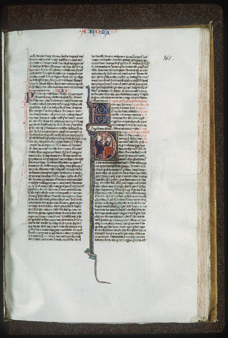 Vendôme, Bibl. mun., ms. 0001, f. 361 - vue 1
