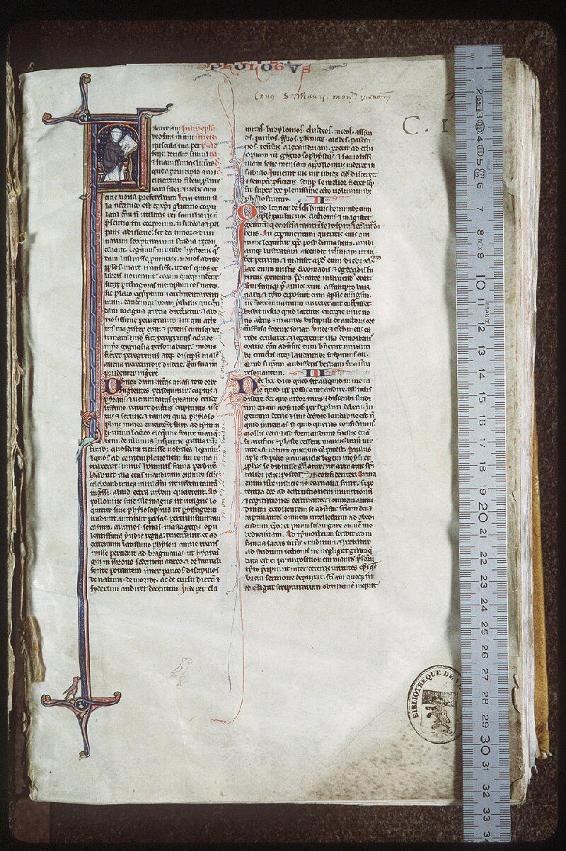 Vendôme, Bibl. mun., ms. 0001, f. 001 - vue 1