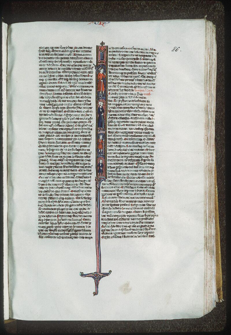 Vendôme, Bibl. mun., ms. 0001, f. 086 - vue 1